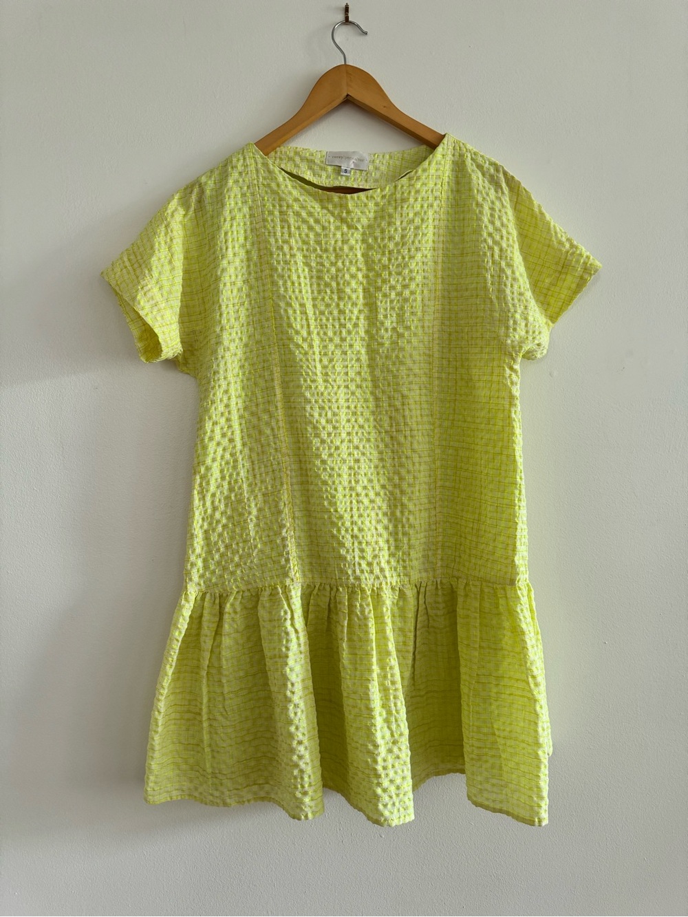 Corey Lynn Calter Lemon Textured Midi Dress